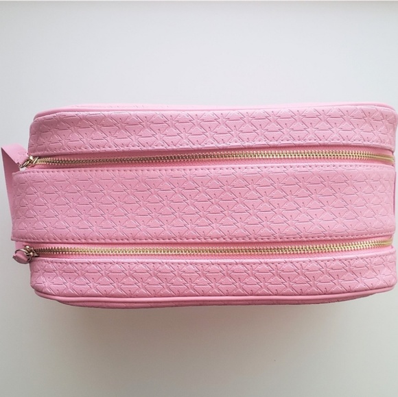 Jeffree Star Handbags - Jeffree Star Double Zip Pink Makeup Bag Jeffree Star Handbags - Jeffree Star Double Zip Pink Makeup Bag
